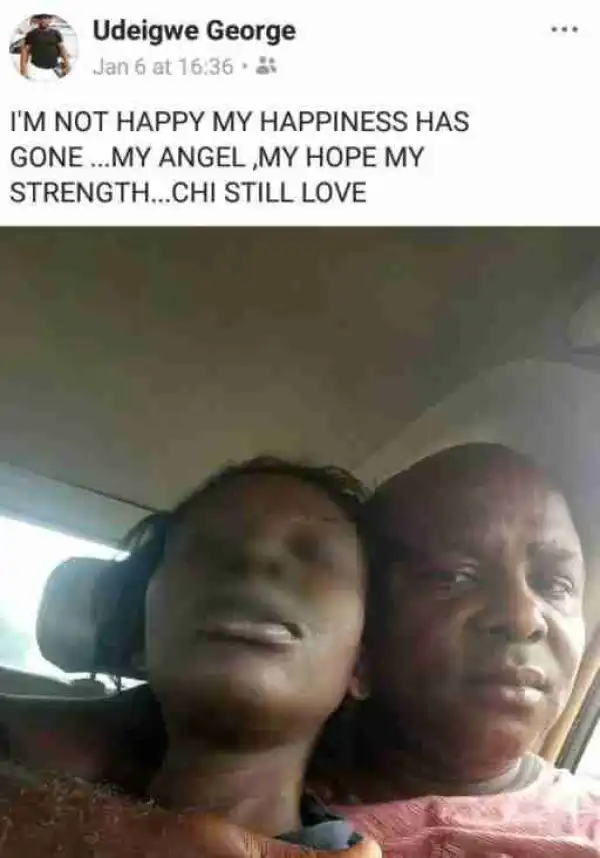 Love Or Madness? Man Takes Picture With Wife